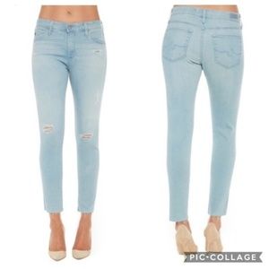 AG The Farrah High Rise Skinny Crop Jeans